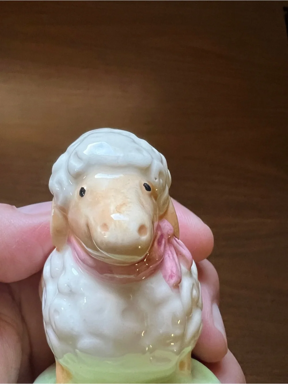Vintage Ceramic Sheep Salt and Pepper Shakers